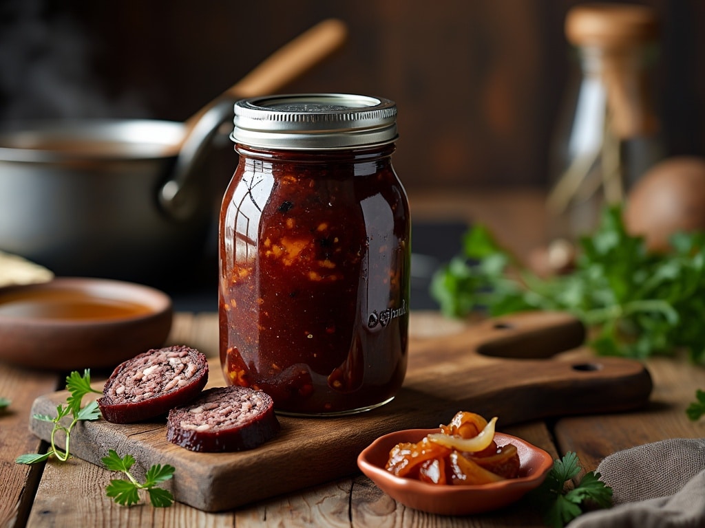 boudin noir en bocaux recette
