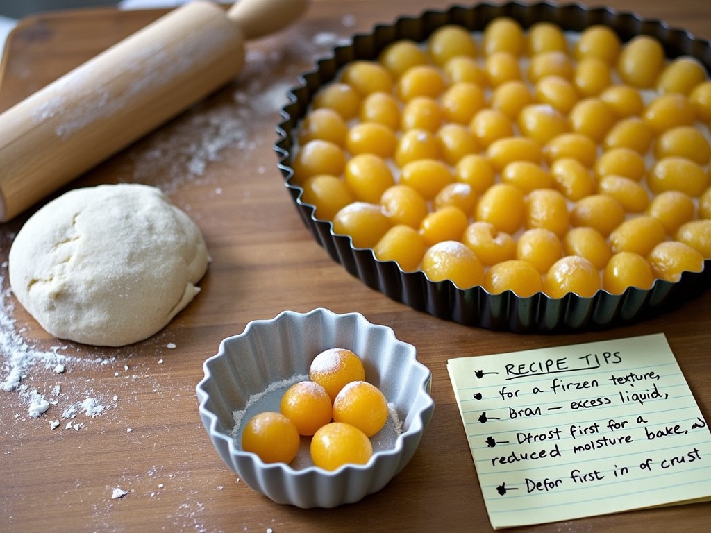 faut il décongeler les mirabelles pour faire une tarte