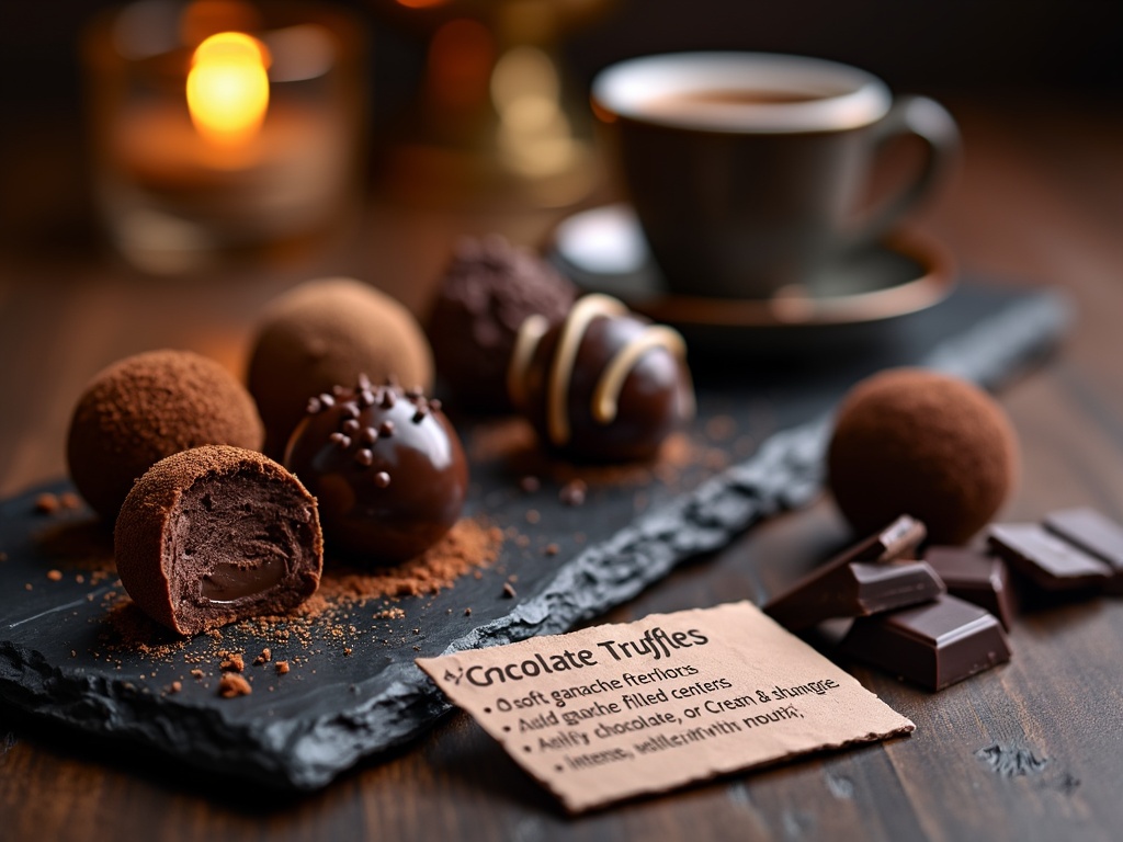 les chocolats d'appellation truffes ont plusieurs caractéristiques lesquelles