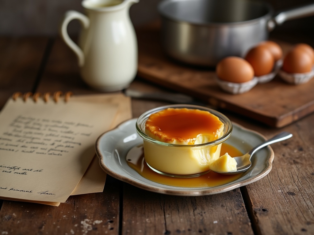 recette crème caramel grand-mère