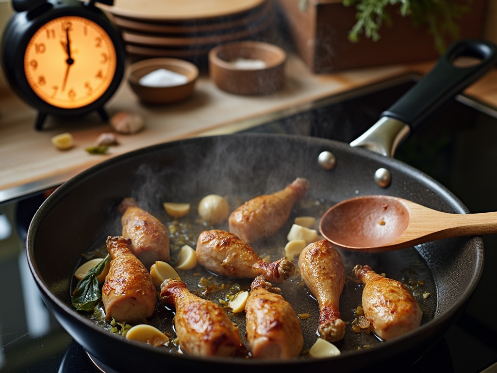 temps de cuisson gésiers à la poêle