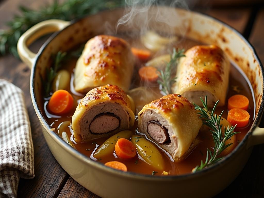 Recette paupiette de porc au four facile et savoureuse