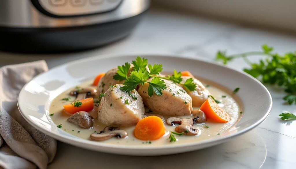 découvrez une recette facile et rapide de blanquette de dinde au cookeo, idéale pour un repas savoureux et gourmand en un rien de temps.