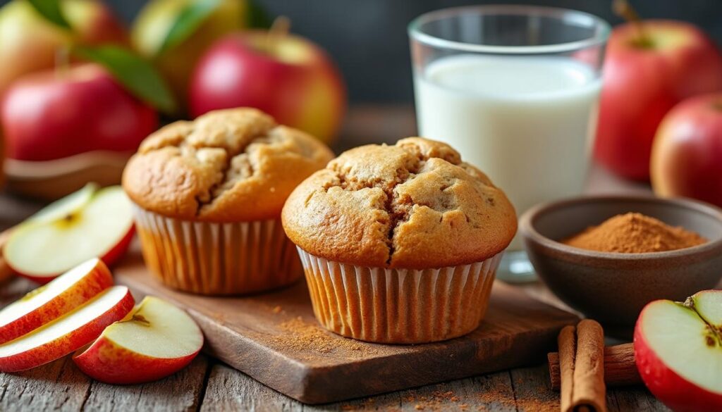 découvrez notre recette facile et rapide pour des muffins aux pommes moelleux, parfaits pour un goûter gourmand et délicieux en toute simplicité.