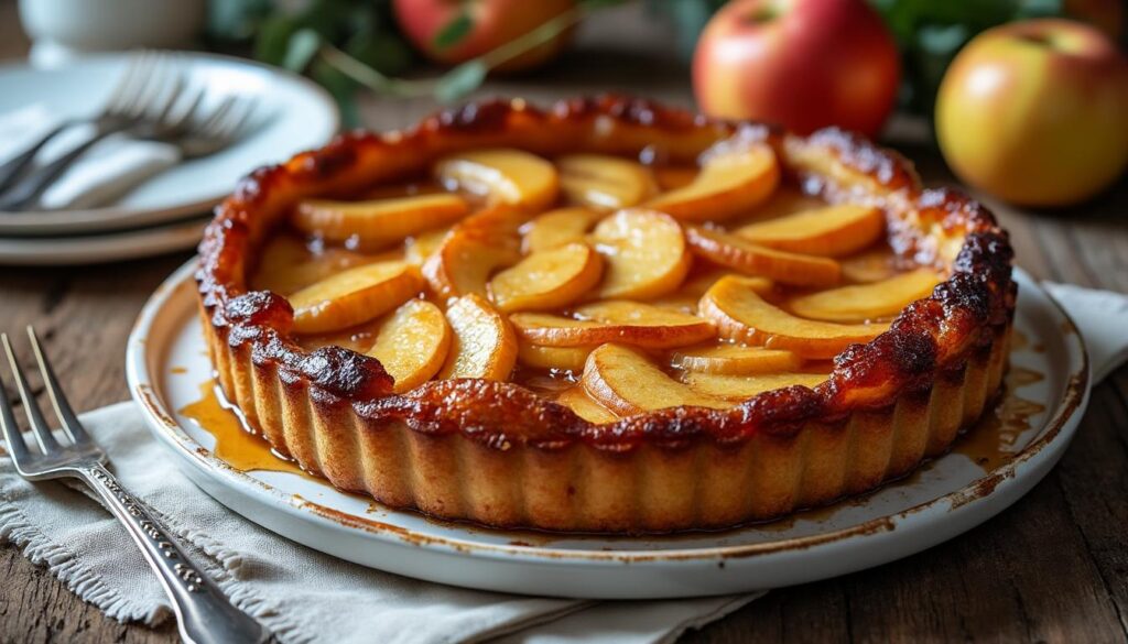 découvrez la recette facile et traditionnelle de la tarte tatin grand-mère aux pommes, un dessert gourmand et authentique à réaliser chez vous.