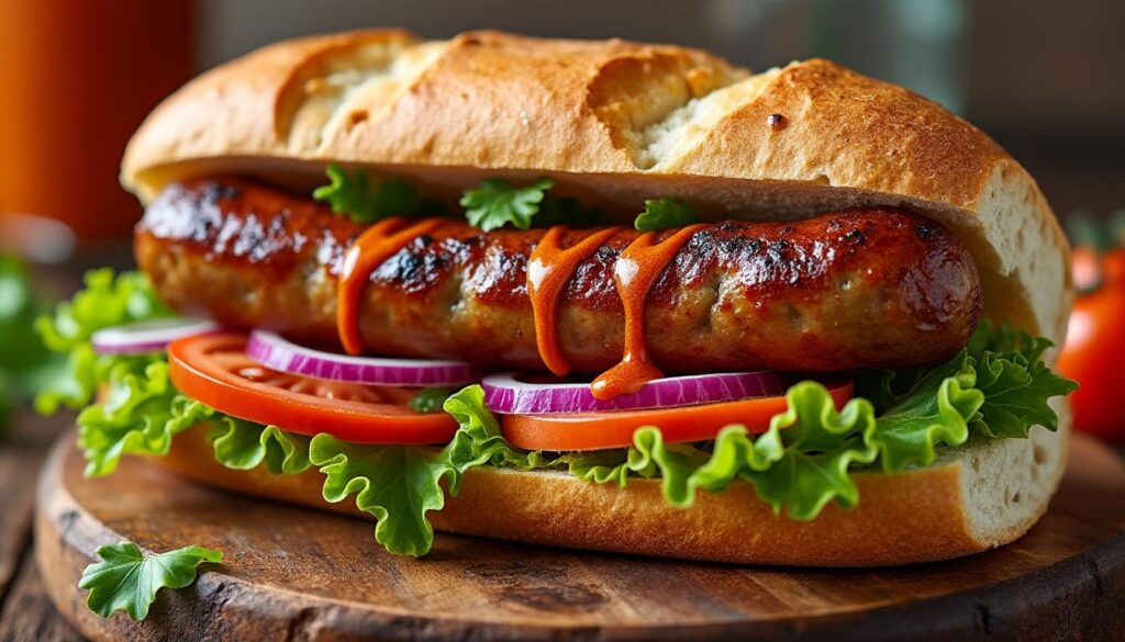 découvrez notre recette facile et savoureuse de sandwich merguez, idéale pour un repas rapide et gourmand. préparez un délice épicé en quelques minutes !