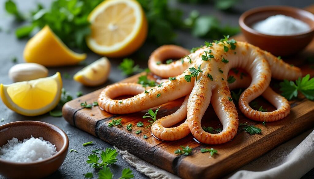 découvrez une recette facile de tentacules d'encornet avec des conseils de cuisson pour réussir ce plat savoureux à coup sûr.