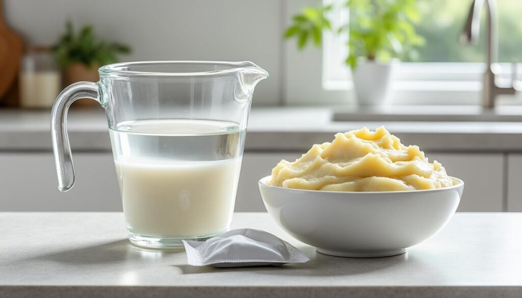 découvrez le ratio parfait de lait et d'eau pour préparer une purée mousline onctueuse et savoureuse à chaque fois.
