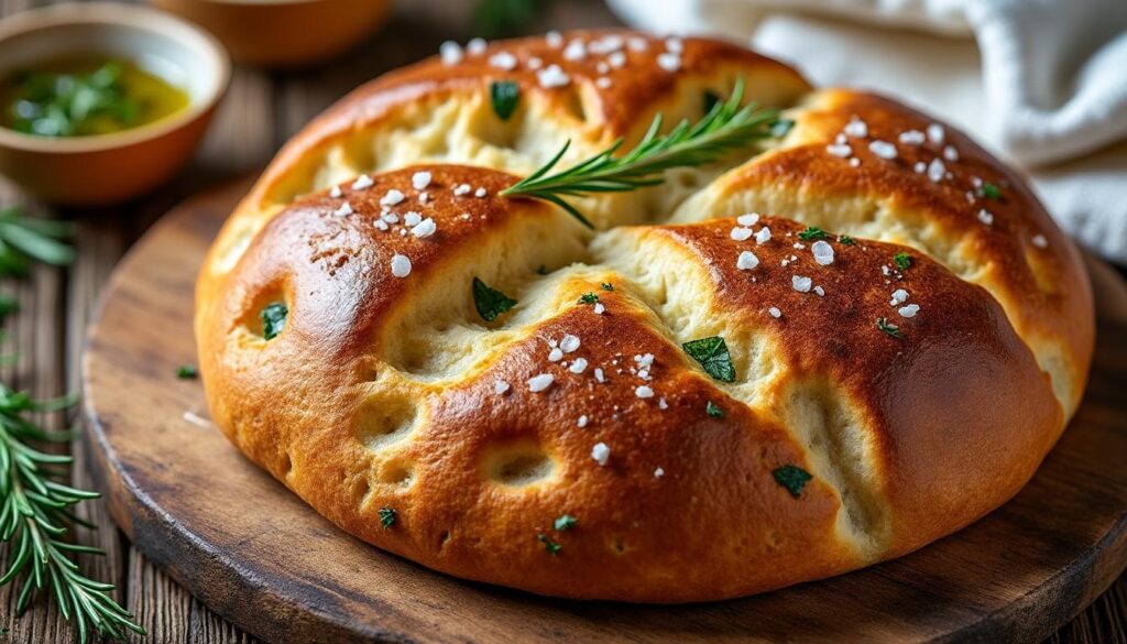 découvrez la recette facile de la focaccia moelleuse de cyril lignac, pour un pain italien savoureux à réaliser chez vous en toute simplicité.