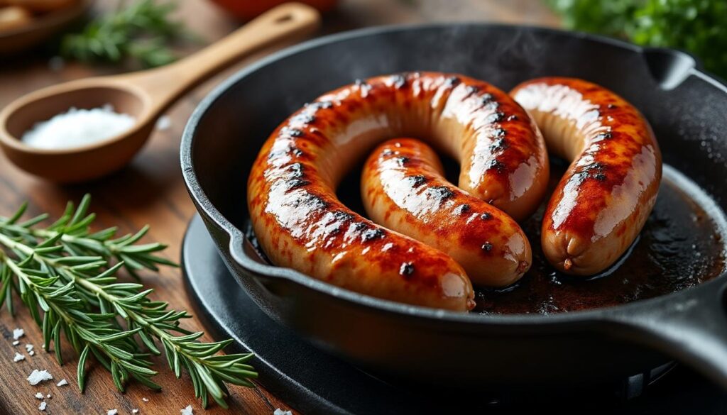 découvrez une méthode simple et rapide pour réussir la cuisson des diots à la poêle, et savourez ce plat traditionnel savoyard parfaitement doré et fondant.