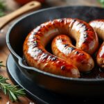 découvrez une méthode simple et rapide pour réussir la cuisson des diots à la poêle, et savourez ce plat traditionnel savoyard parfaitement doré et fondant.