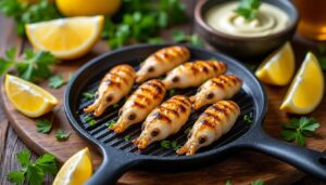 découvrez notre recette facile de chipirones à la plancha, des petits calamars grillés à la perfection pour un plat savoureux et rapide à préparer.