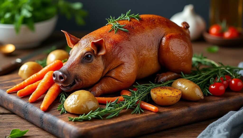 découvrez notre recette facile et savoureuse de porcelet rôti au four, parfaite pour un repas convivial et gourmand. suivez nos étapes simples pour un plat délicieux et tendre.