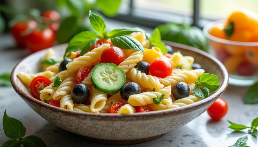 découvrez nos recettes faciles et savoureuses de salade de pâtes avec une sauce maison gourmande, parfaite pour des repas frais et rapides.