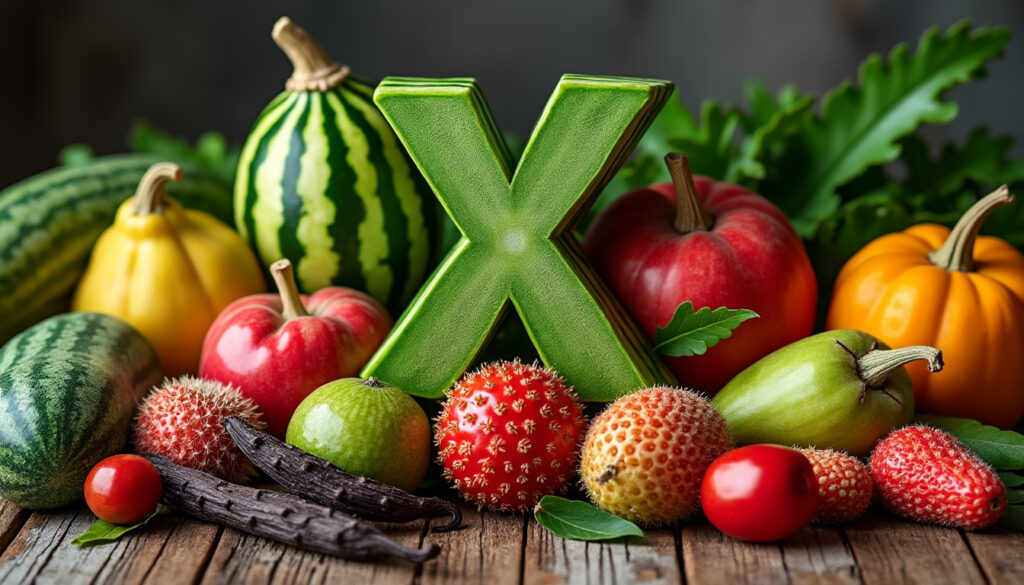 découvrez notre liste complète et rare d'aliments en x, incluant des produits exotiques uniques pour enrichir votre cuisine et surprendre vos papilles.