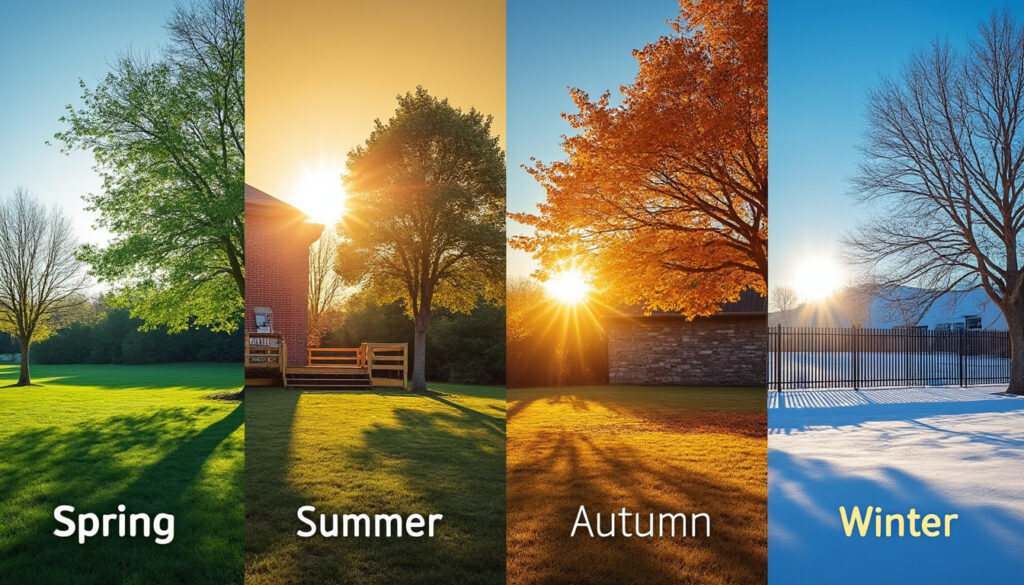 découvrez jusqu'à quelle heure le soleil éclaire une exposition nord-est selon les différentes saisons pour optimiser l'ensoleillement de votre maison ou jardin.