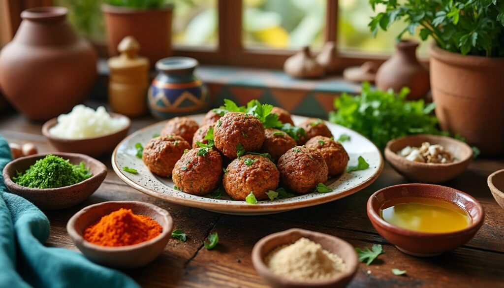 découvrez notre recette facile et rapide de kefta marocaine, un plat savoureux aux épices traditionnelles à préparer en quelques minutes pour un repas délicieux.