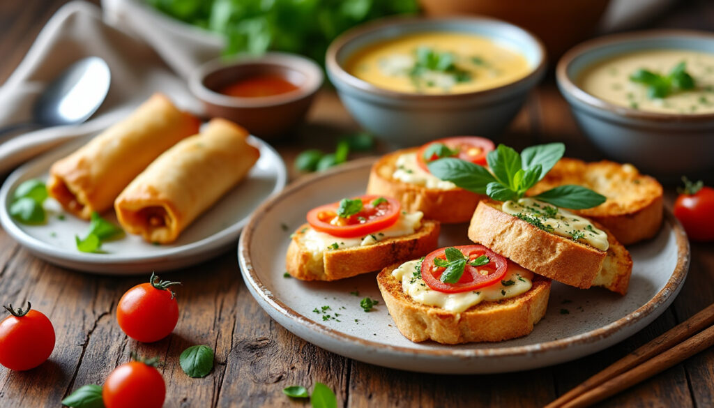 découvrez nos recettes d’entrées chaudes faciles et rapides à préparer, parfaites pour réchauffer vos repas et impressionner vos invités en un rien de temps.