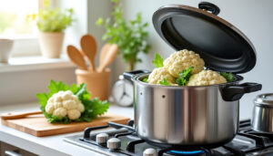 découvrez comment cuire le chou-fleur à la cocotte minute avec nos astuces simples et le temps de cuisson idéal pour un résultat parfait et rapide.