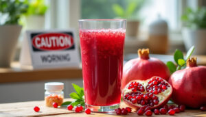 découvrez les effets secondaires potentiels du jus de grenade et les précautions à prendre pour une consommation sécurisée. informez-vous sur les risques et bénéfices de ce super-aliment.