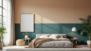 découvrez des idées et astuces déco tendances pour peindre une chambre adulte avec 2 couleurs, afin de créer un espace élégant et harmonieux.