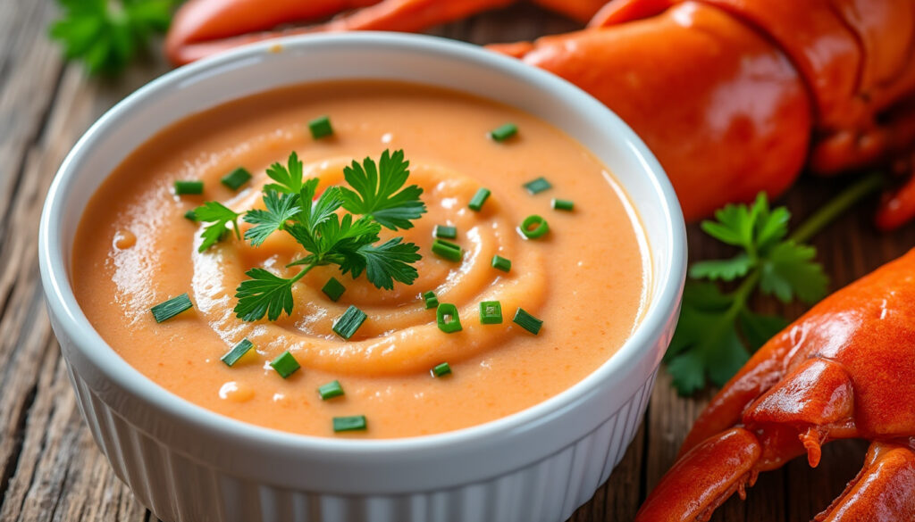 découvrez une recette facile et onctueuse de sauce à la bisque de homard, parfaite pour sublimer vos plats de fruits de mer avec une saveur riche et délicate.