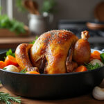 découvrez le guide complet pour réussir la cuisson d'une pintade de 1,5 kg en cocotte, avec des conseils précis pour un plat savoureux et tendre.