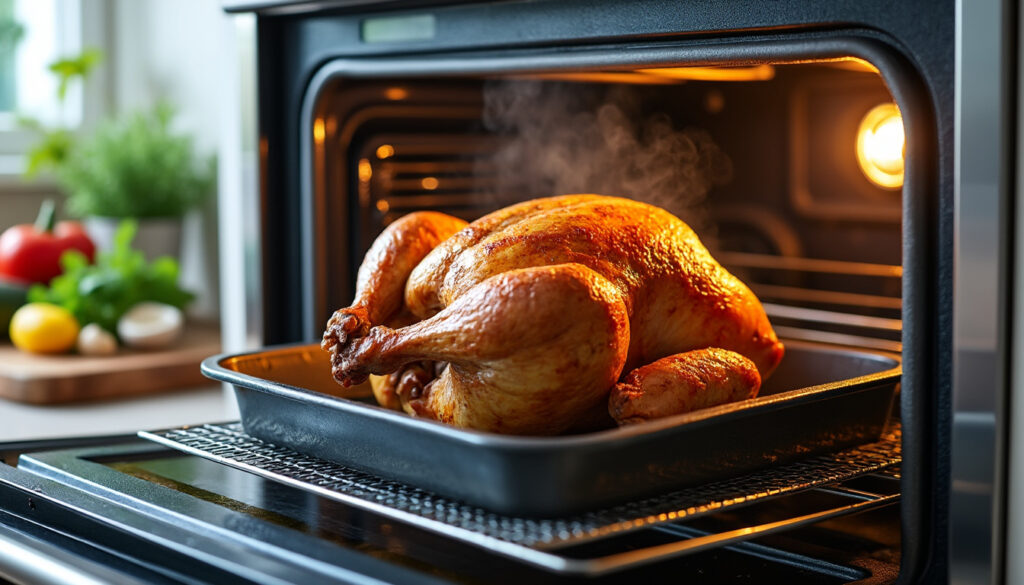 découvrez le temps de cuisson idéal pour un poulet de 2 kg au four avec notre guide rapide et précis pour un résultat tendre et savoureux.