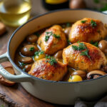 découvrez une recette facile et savoureuse de pintade en cocotte au vin blanc, parfaite pour un repas gourmand et raffiné.