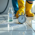 découvrez combien de temps laisser agir l'acide chlorhydrique sur le carrelage pour un nettoyage efficace sans l'endommager.