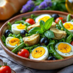 découvrez la recette traditionnelle de la salade pascale provençale, facile et rapide à préparer pour un repas frais et savoureux.